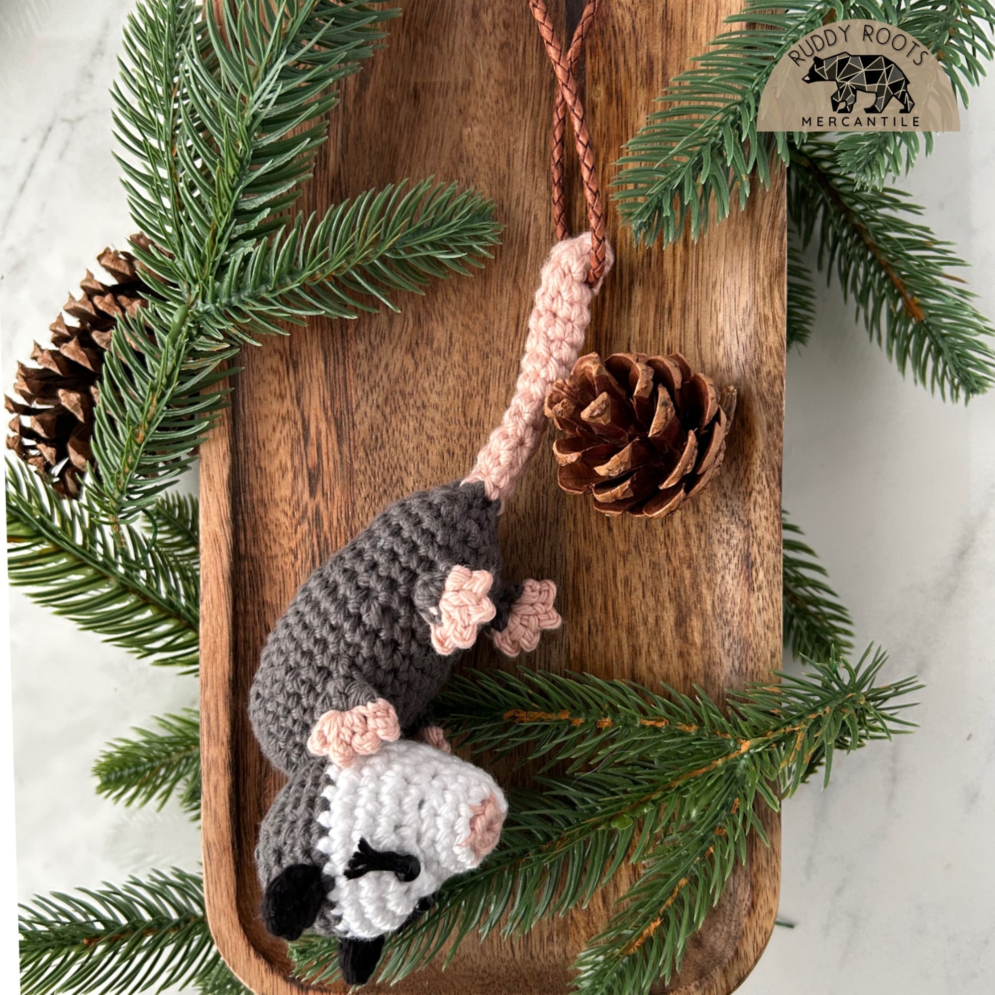 Crocheted Hanging Possum