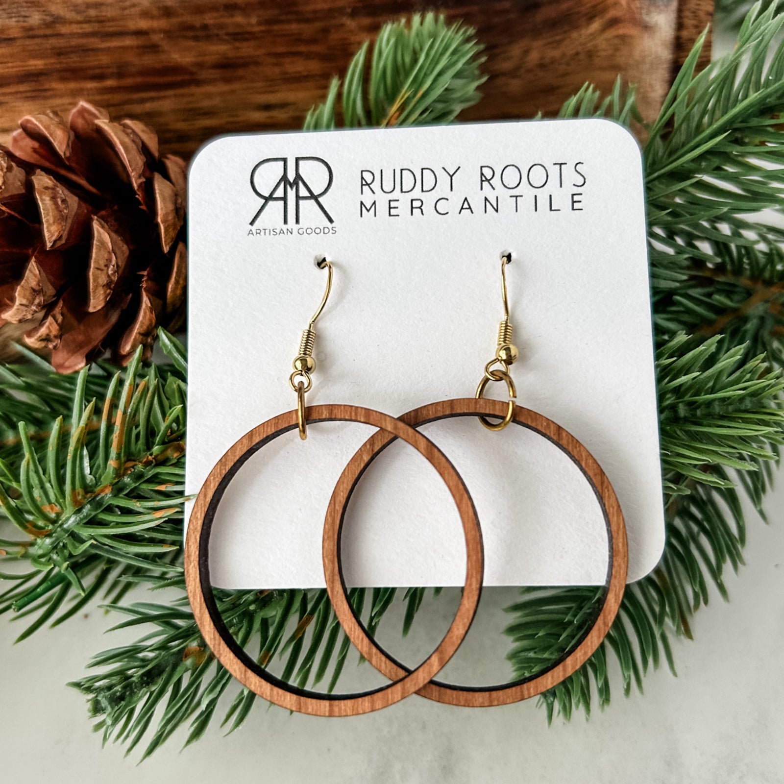 Cherry Hoop Earrings