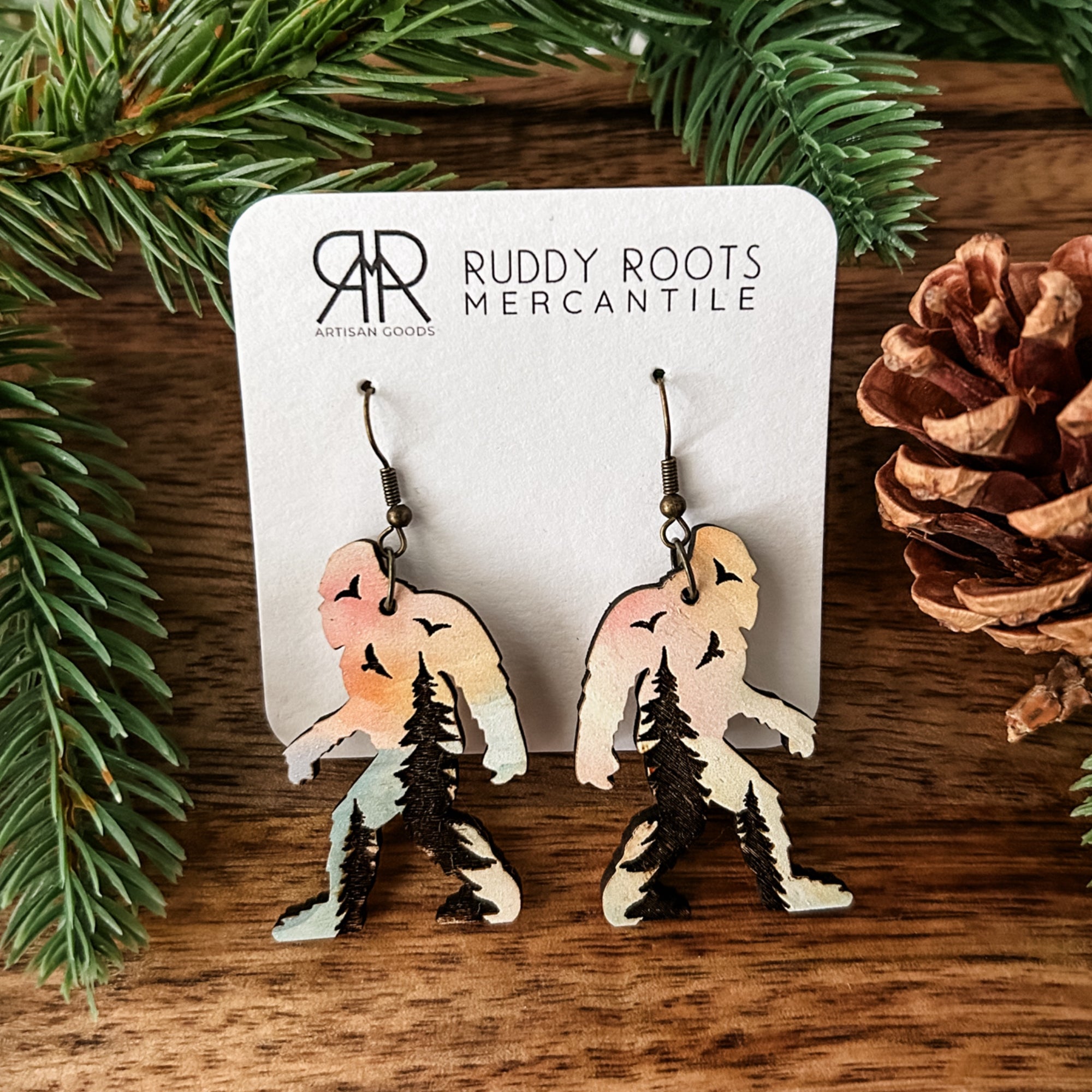 Bigfoot Dangle Earrings