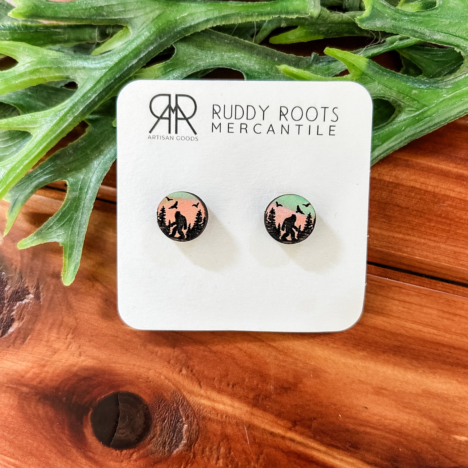 Colorful Bigfoot Studs