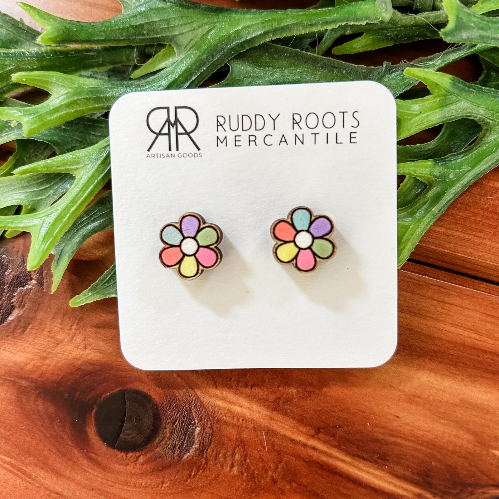 Colorful Daisy Studs