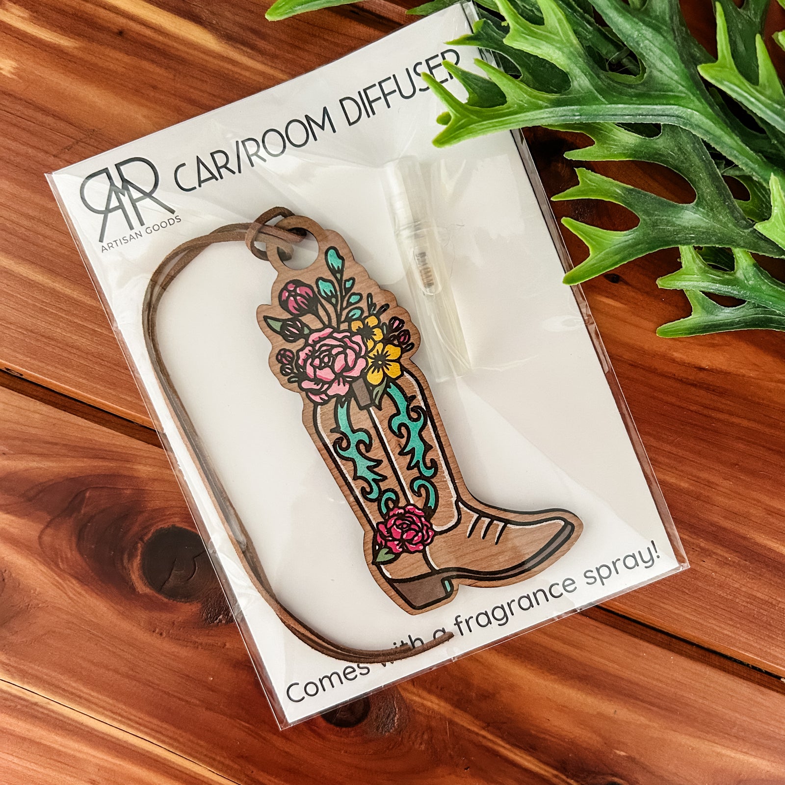 Cowgirl Boot Diffuser with Fragrance Spray