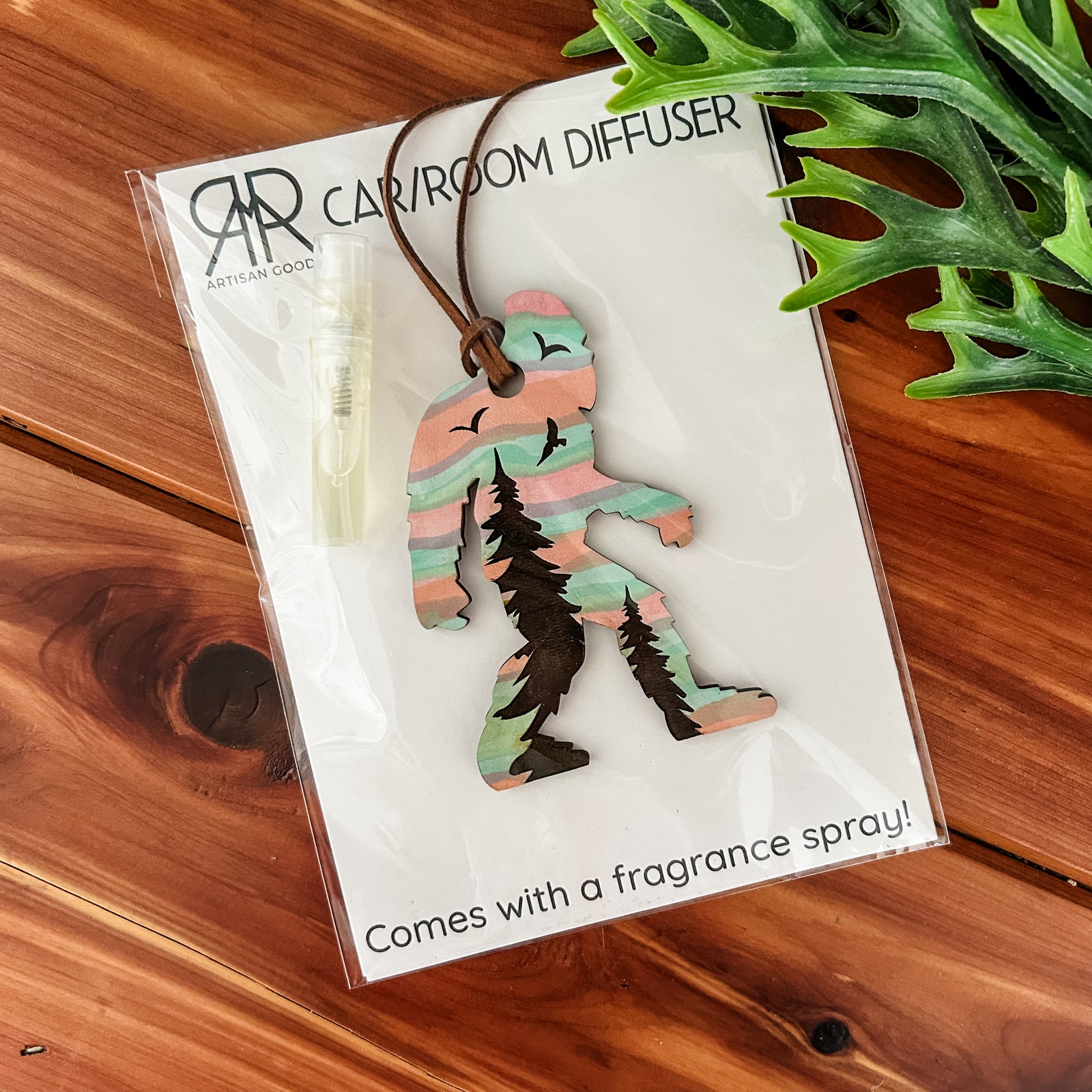 Colorful Bigfoot Diffuser with Fragrance Spray