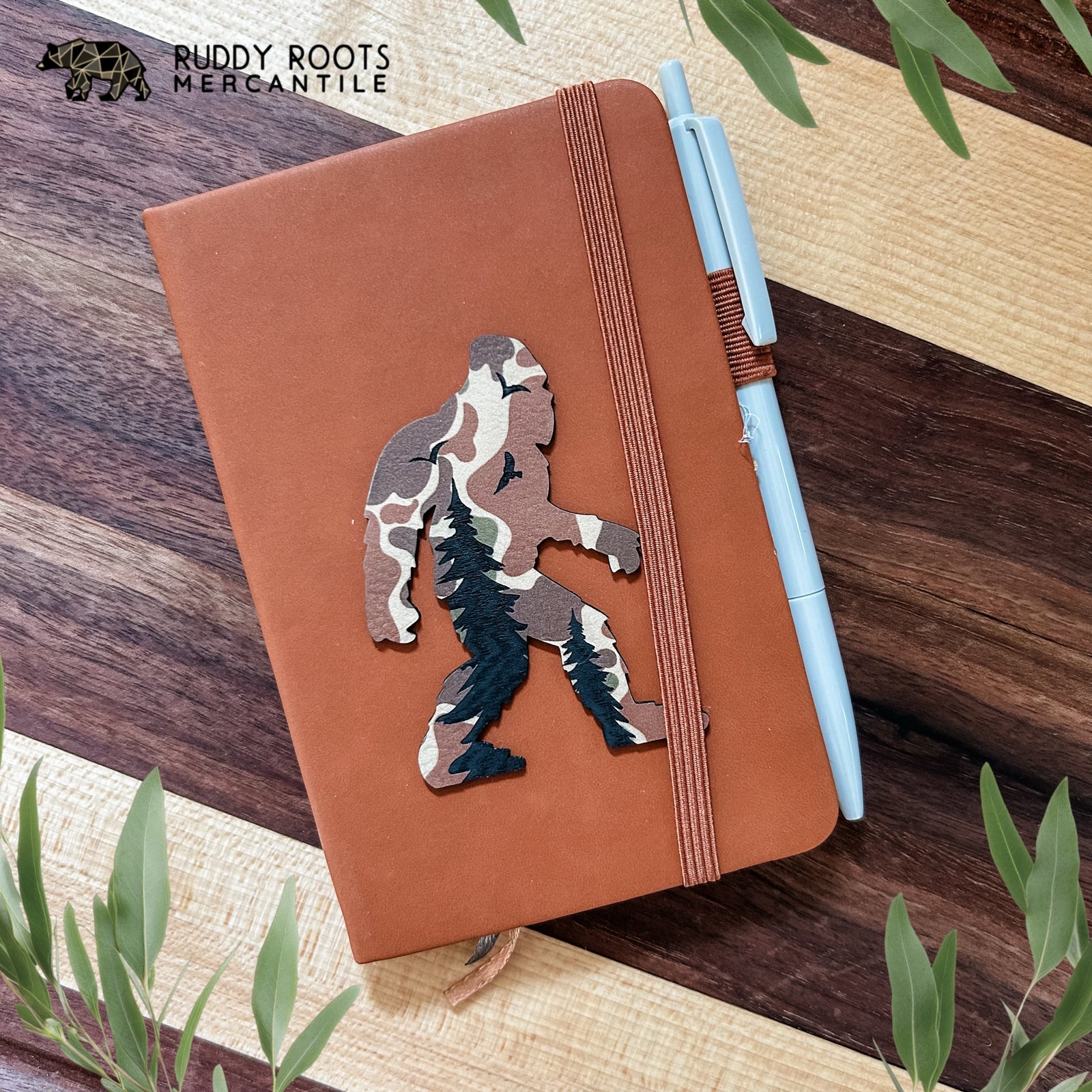 Camo Bigfoot on Camel Journal