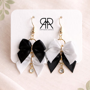 The Everly Bow Earrings Collection–Sparkle After Dark