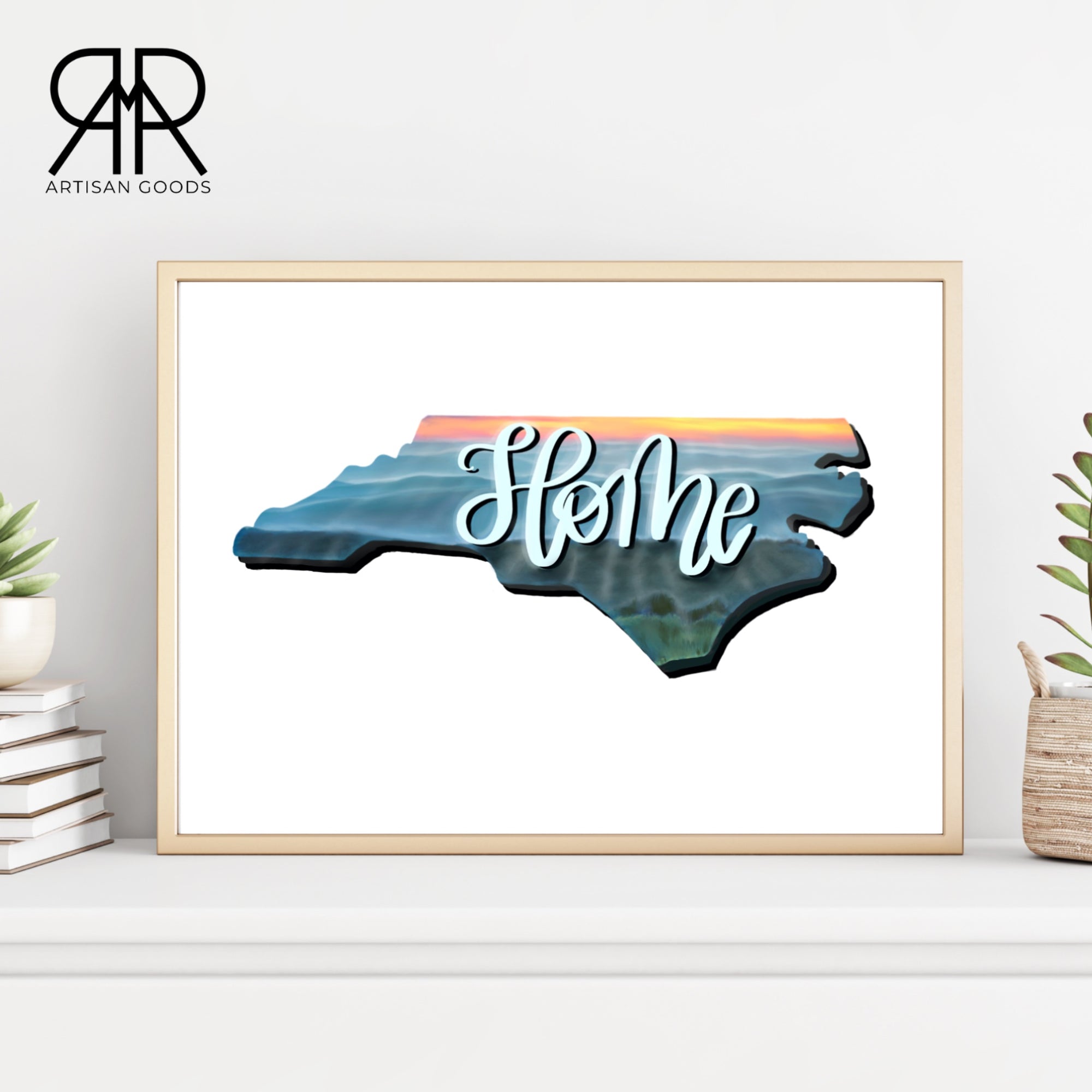 NC Home Series Mountain Print