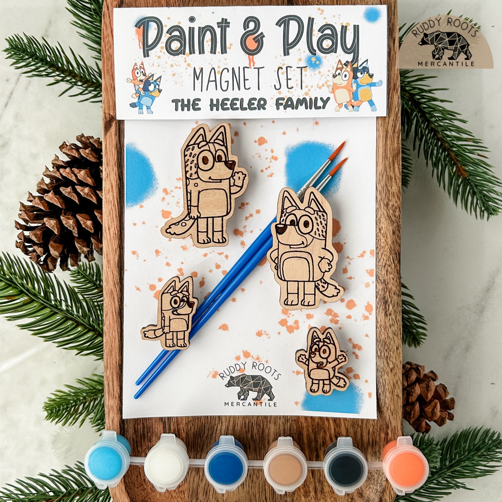 Heeler Family Magnet Craft Kit