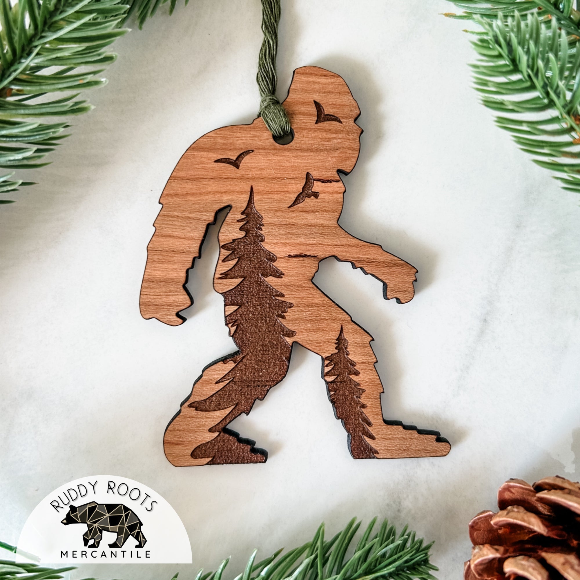 “Squatchy Christmas” Ornament