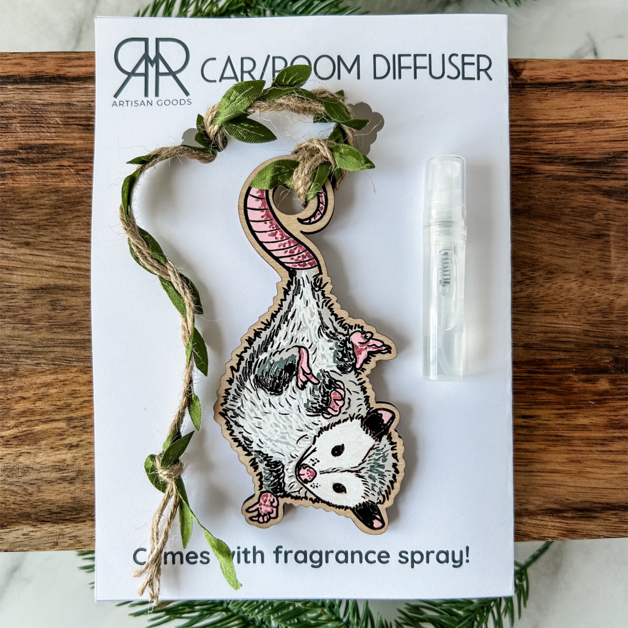 Hanging Possum Diffuser with Fragrance Spray