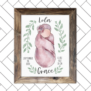 Custom Baby Announcement